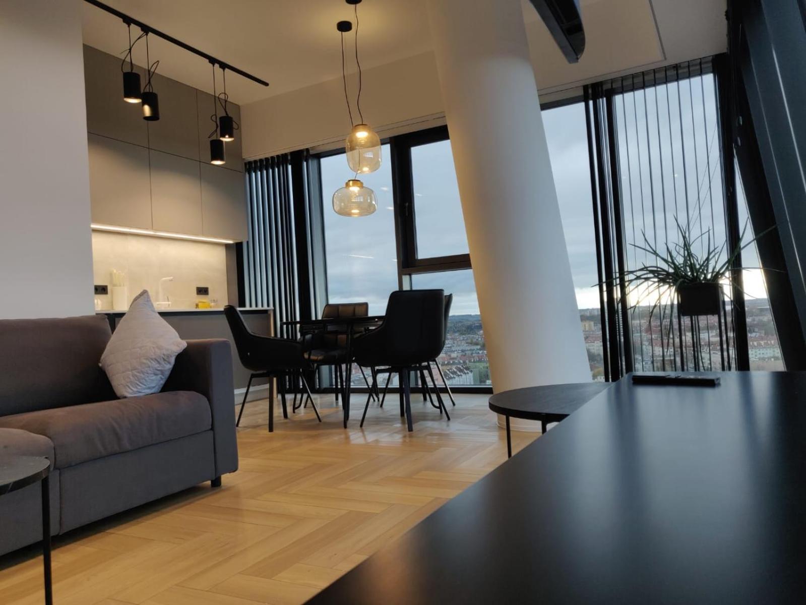 Hanza Tower Szczecin Sky Apart 18Th Floor A Apartment Exterior photo